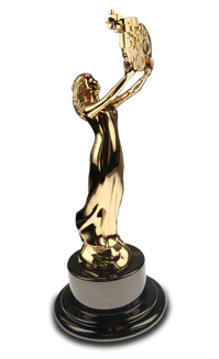 AVA gold award statue